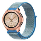 Strap-it® Strap-it Samsung Galaxy Watch 42mm nylon band (blauw)