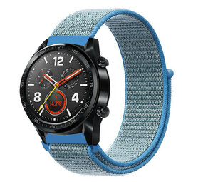 Strap-it® Huawei Watch GT 2 nylon band (blauw)