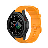 Strap-it® Strap-it Samsung Galaxy Watch 4 Classic 46mm Luxe Siliconen bandje (oranje) Strap-it® Strap-it Samsung Galaxy Watch 4 Classic 46mm Luxe Siliconen bandje (oranje)