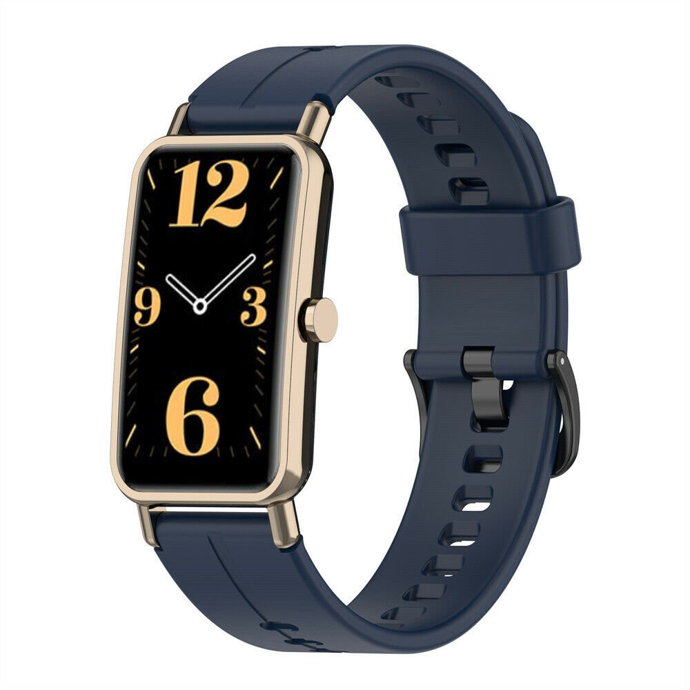 Strap-it® Strap-it Huawei Watch Fit Mini siliconen bandje (donkerblauw)