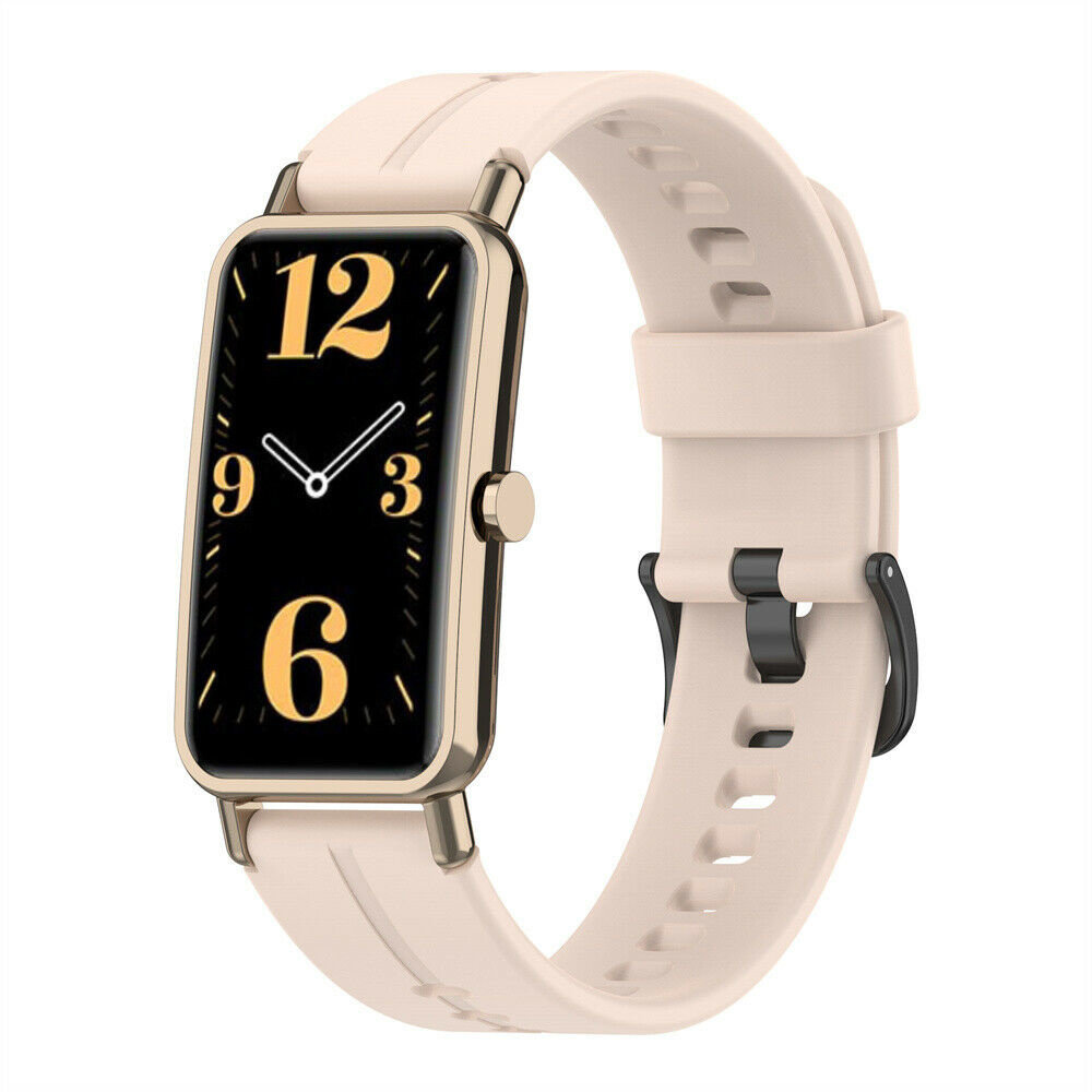 Strap-it® Strap-it Huawei Watch Fit Mini siliconen bandje (pink sand)