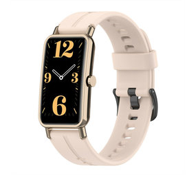Strap-it® Huawei Watch Fit Mini siliconen bandje (pink sand)