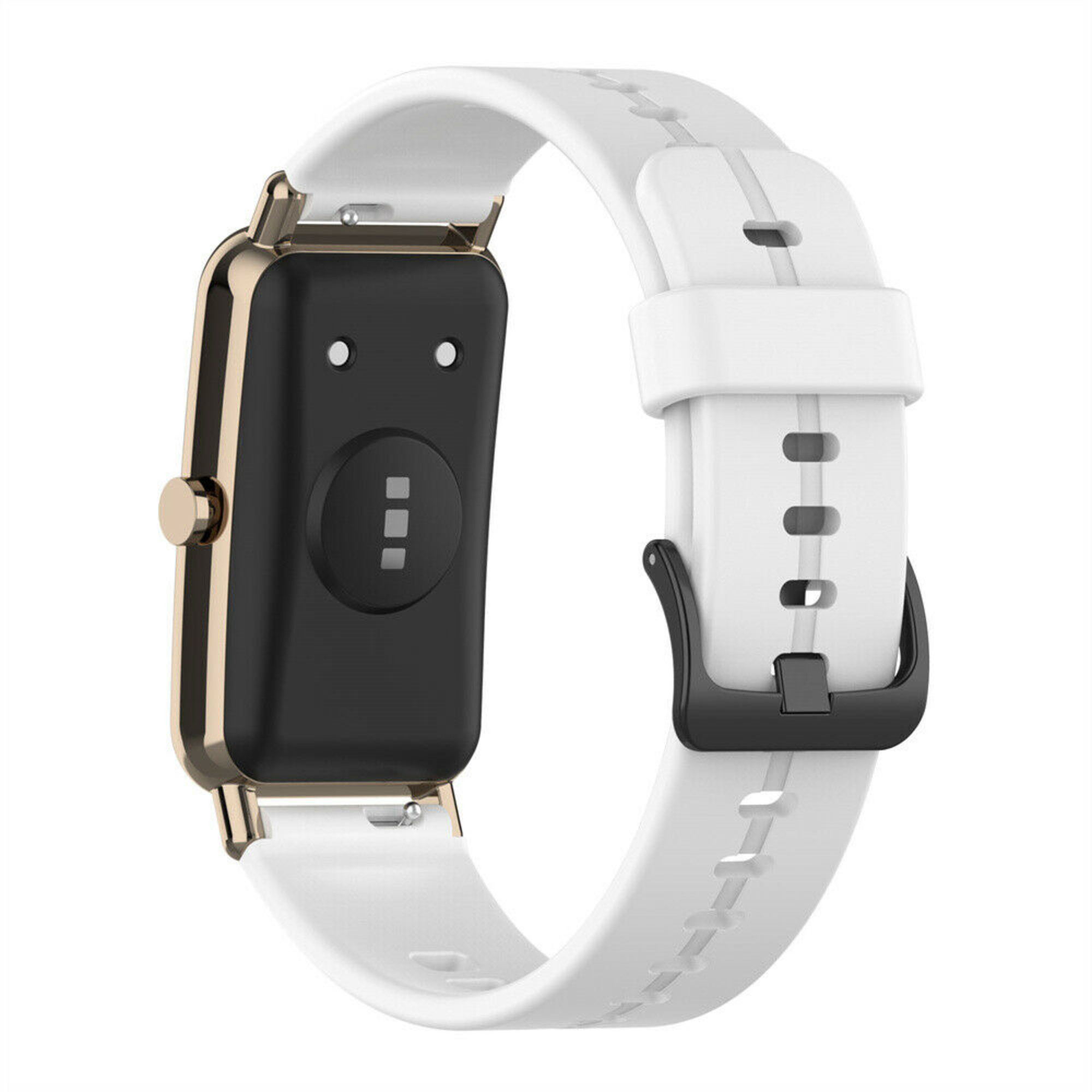 Huawei Watch Fit Mini siliconen bandje (wit) - Smartwatchbanden.nl