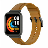 Strap-it® Redmi Watch 2 Lite leren bandje (bruin) Strap-it® Redmi Watch 2 Lite leren bandje (bruin)
