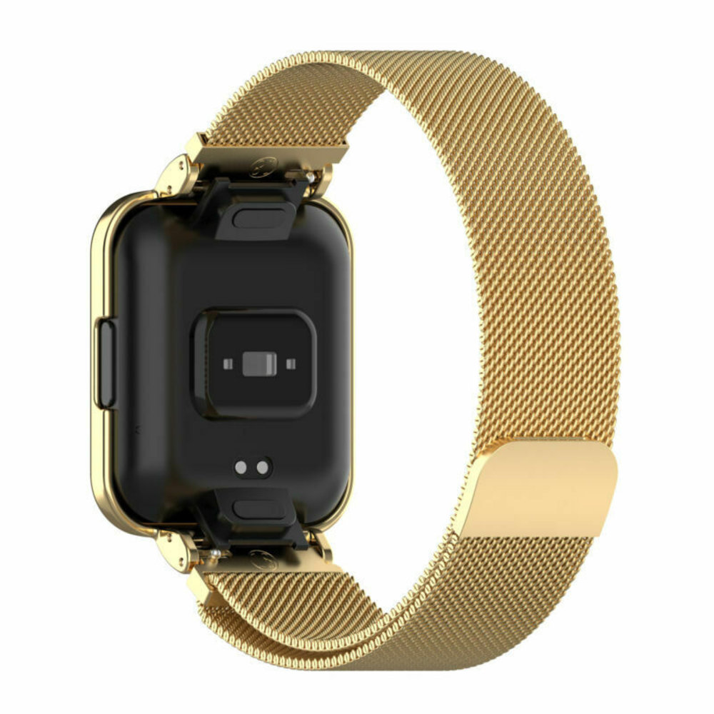 Strap-it® Strap-it Redmi Watch 2 Lite Milanese band (goud)