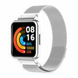Strap-it® Redmi Watch 2 Lite Milanese band (zilver) Strap-it® Redmi Watch 2 Lite Milanese band (zilver)