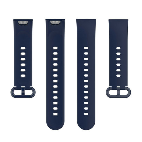 Strap-it® Strap-it Redmi Watch 2 (Lite) siliconen bandje (donkerblauw)