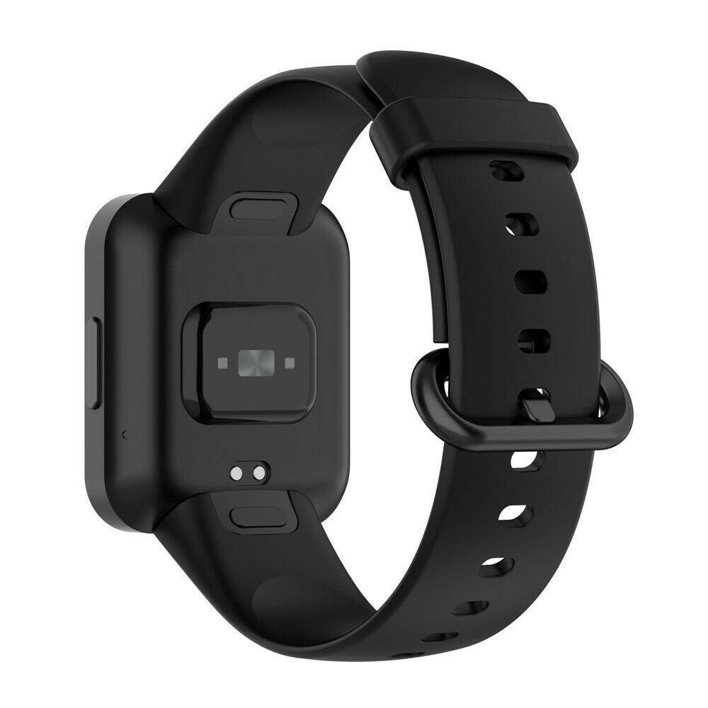 Strap-it® Strap-it Redmi Watch 2 (Lite) siliconen bandje (zwart)