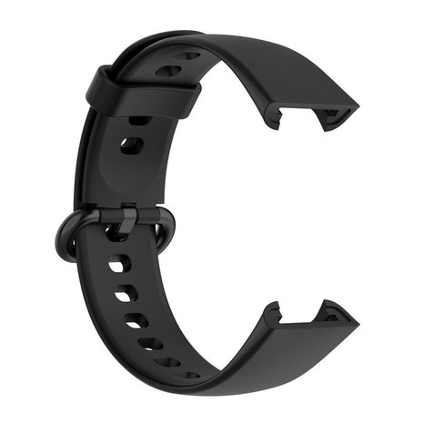 Strap-it® Strap-it Redmi Watch 2 (Lite) siliconen bandje (zwart)