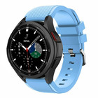 Strap-it® Strap-it Samsung Galaxy Watch 4 Classic 42mm siliconen bandje (zandblauw)