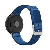 Strap-it® Garmin Forerunner 735xt nylon gesp bandje (blauw)