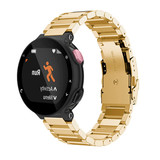 Strap-it® Garmin Forerunner 735xt stalen bandje (goud)