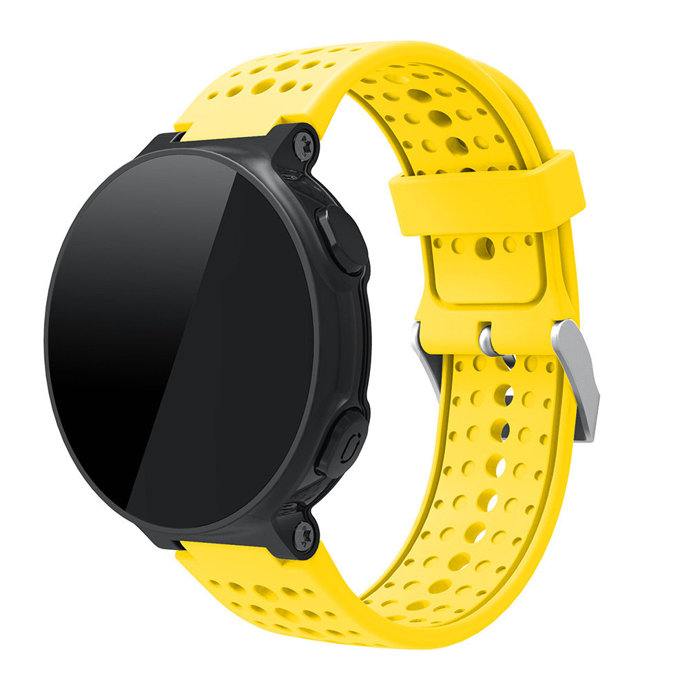 Strap-it® Strap-it Garmin Forerunner 735xt siliconen bandje (geel)