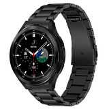 Strap-it® Samsung Galaxy Watch 4 Classic 46mm titanium bandje (zwart)