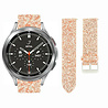 Strap-it® Strap-it Samsung Galaxy Watch 4 Classic leren glitter bandje (rosé goud) Strap-it® Strap-it Samsung Galaxy Watch 4 Classic leren glitter bandje (rosé goud)