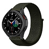 Strap-it® Strap-it Samsung Galaxy Watch 4 Classic 46mm nylon band (donkergroen) Strap-it® Strap-it Samsung Galaxy Watch 4 Classic 46mm nylon band (donkergroen)