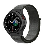 Strap-it® Samsung Galaxy Watch 4 Classic 42mm nylon band (groen)