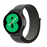 Strap-it® Samsung Galaxy Watch 4 - 40mm nylon band (groen)