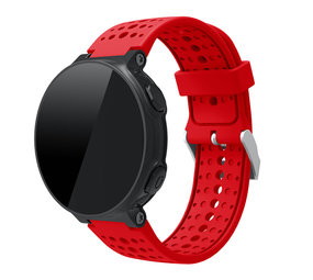 Strap-it® Garmin Forerunner 235 siliconen bandje (rood)