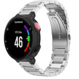 Strap-it® Garmin Forerunner 235 stalen bandje (zilver)