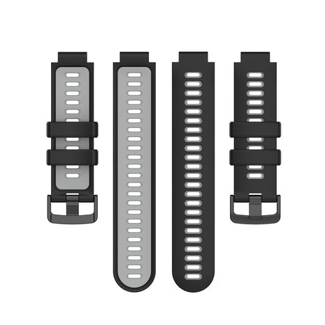 Strap-it® Strap-it Garmin Forerunner 235 sport bandje (zwart/grijs) Strap-it® Strap-it Garmin Forerunner 235 sport bandje (zwart/grijs)