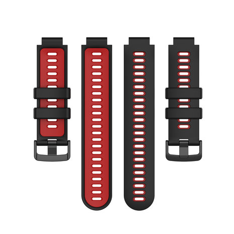 Tweede leerjaar Minimaal Verplaatsing Garmin Forerunner 235 sport bandje (zwart/rood) - Smartwatchbanden.nl