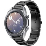 Strap-it® Samsung Galaxy Watch 3 41mm titanium bandje (zwart)