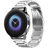 Strap-it® Samsung Galaxy Watch Active titanium bandje (zilver)