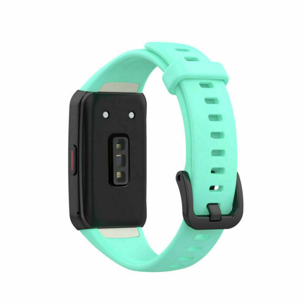 Strap-it Honor Band 6 siliconen bandje (aqua)