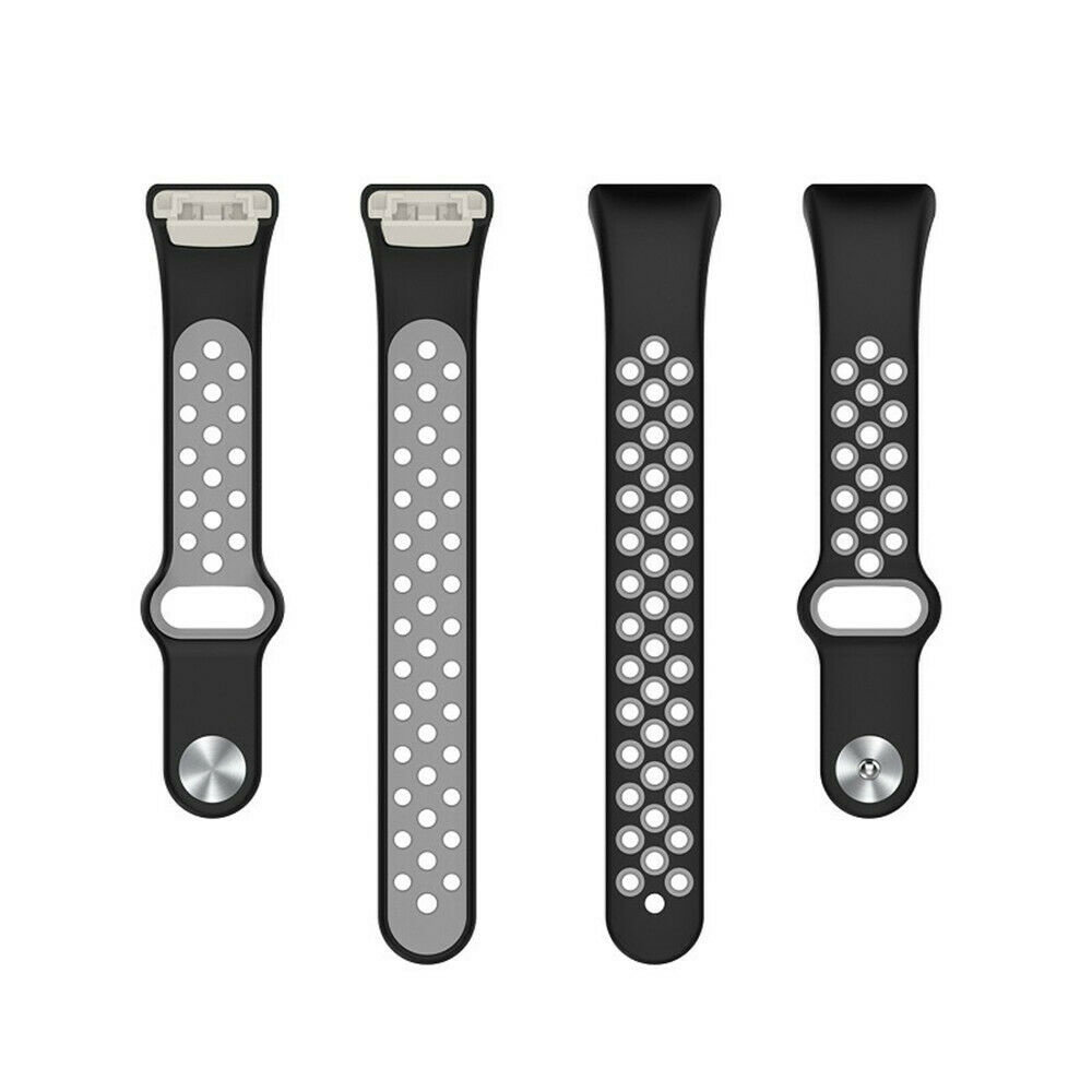 Strap-it Honor Band 6 sport bandje (zwart/grijs)
