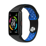 Honor Band 6 sport bandje (zwart/blauw)
