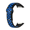 Strap-it Honor Band 6 sport bandje (zwart/blauw) Strap-it Honor Band 6 sport bandje (zwart/blauw)