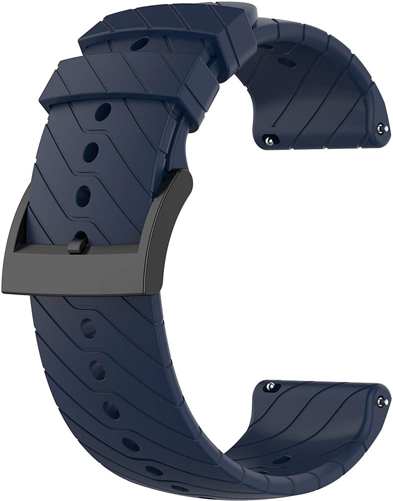 Strap-it® Strap-it Suunto 9 (Baro) siliconen bandje (donkerblauw)