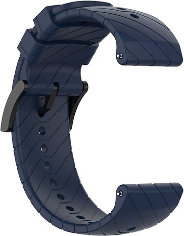 Strap-it® Strap-it Suunto 9 (Baro) siliconen bandje (donkerblauw)