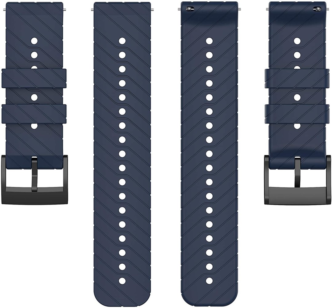Strap-it® Strap-it Suunto 9 (Baro) siliconen bandje (donkerblauw)