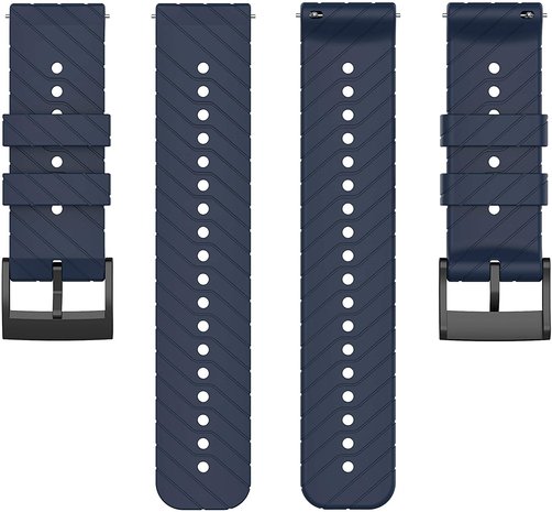 Strap-it® Strap-it Suunto 9 (Baro) siliconen bandje (donkerblauw)