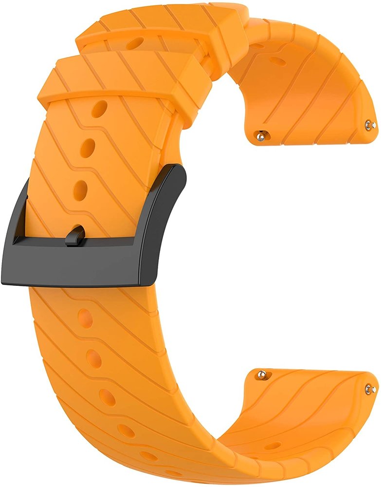 Strap-it® Strap-it Suunto 9 (Baro) siliconen bandje (oranje)