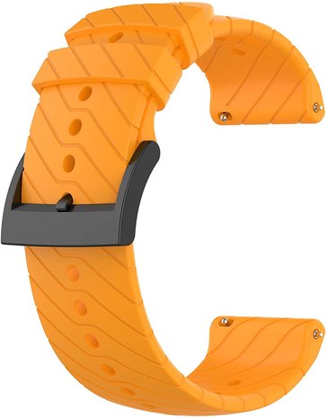 Strap-it® Strap-it Suunto 9 (Baro) siliconen bandje (oranje)