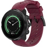 Strap-it® Suunto 9 (Baro) siliconen bandje (bordeaux)