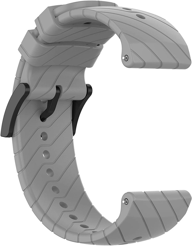 Strap-it® Strap-it Suunto 9 (Baro) siliconen bandje (grijs)