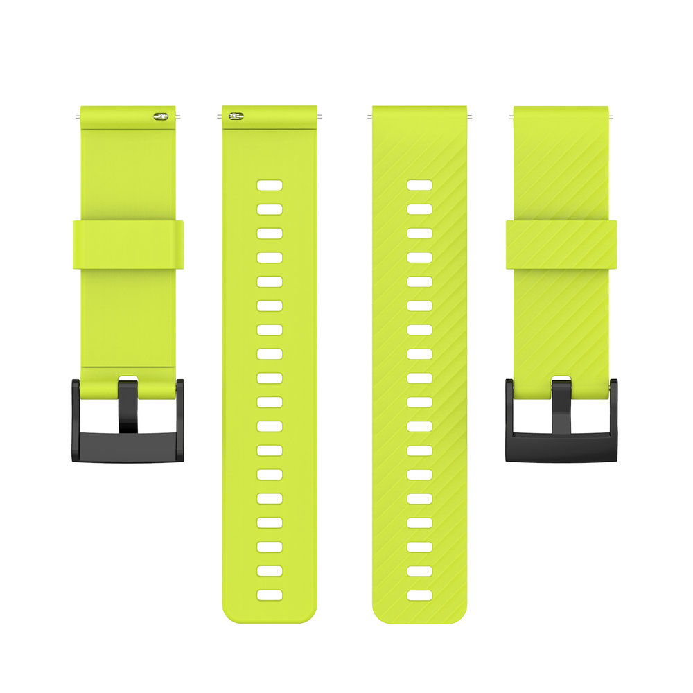 Strap-it® Strap-it Suunto 7 siliconen bandje (lichtgroen)