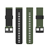 Strap-it® Strap-it Suunto 7 siliconen bandje (groen/zwart) Strap-it® Strap-it Suunto 7 siliconen bandje (groen/zwart)