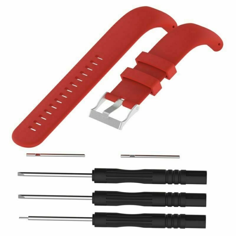 Strap-it® Strap-it Suunto Core siliconen bandje (rood)