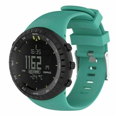 Strap-it® Strap-it Suunto Core siliconen bandje (aqua)