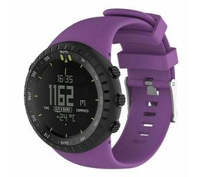 Strap-it® Suunto Core siliconen bandje (paars)