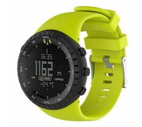 Strap-it® Suunto Core siliconen bandje (lime)