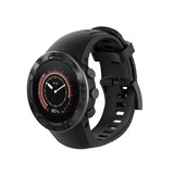 Strap-it® Suunto 5 siliconen bandje (zwart)
