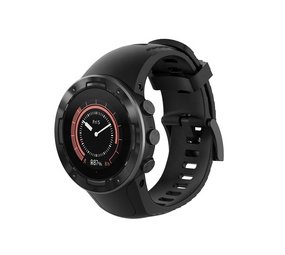 Strap-it® Suunto 5 siliconen bandje (zwart)