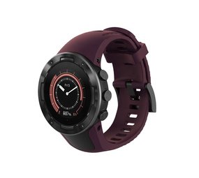 Strap-it® Suunto 5 siliconen bandje (aubergine)