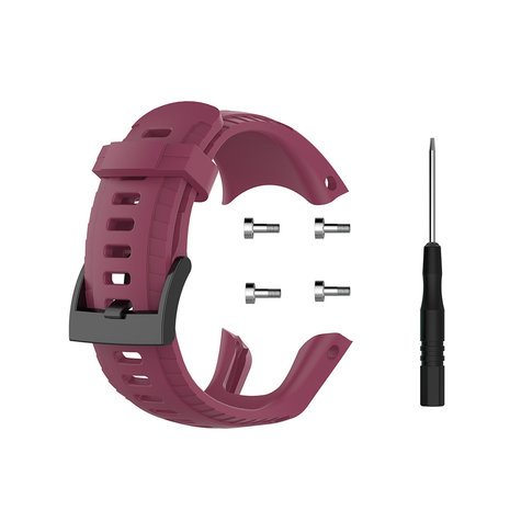 Strap-it® Strap-it Suunto 5 siliconen bandje (rosé rood)